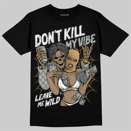 New Balance 1906R ‘White Gold’ DopeSkill T-Shirt Don't Kill My Vibe Graphic Streetwear - Black