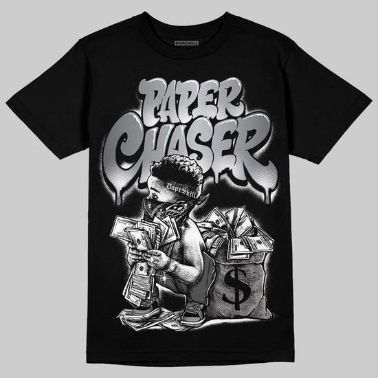 Jordan 11 TD Cleats "Patent Black" DopeSkill T-Shirt Paper Chaser Boy Graphic Streetwear - black