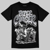 Jordan 11 TD Cleats "Patent Black" DopeSkill T-Shirt Paper Chaser Boy Graphic Streetwear - black