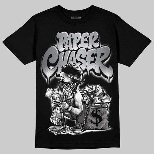Jordan 11 TD Cleats "Patent Black" DopeSkill T-Shirt Paper Chaser Boy Graphic Streetwear - black