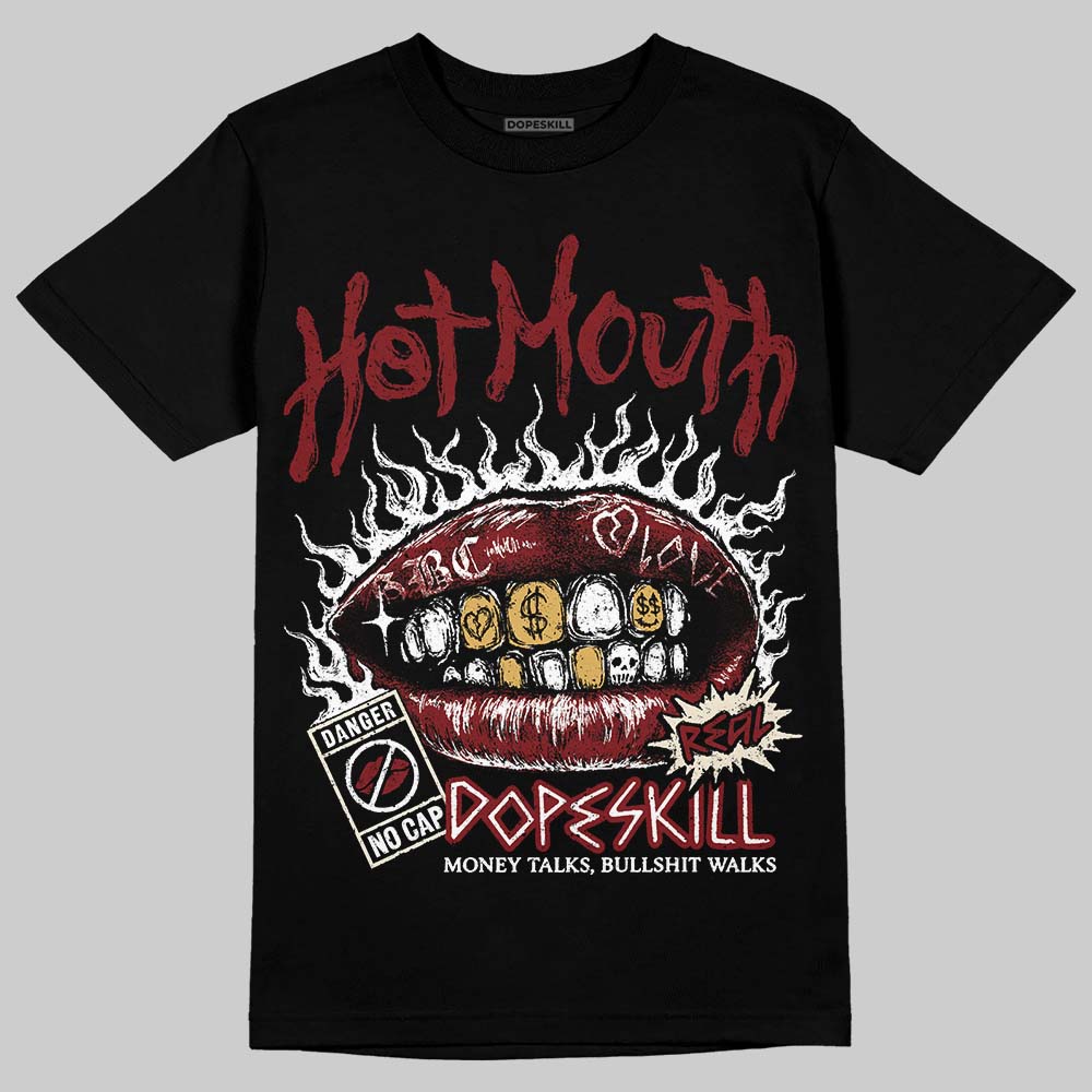 Dunk Low SE Sisterhood Sail Team Red W DopeSkill T-Shirt Hot Mouth Graphic Streetwear - Black