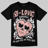 Jordan 1 Low OG “Rust Pink” DopeSkill T-Shirt Crying Heart Graphic Streetwear - Black