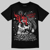 Jordan 10 Retro Shadow (2025) DopeSkill T-Shirt Drip Season Graphic Streetwear - Black