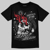 Jordan 4 “Black Cat” (2025) DopeSkill T-Shirt Drip Season Graphic Streetwear - Black