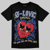 Jordan 4 “Rare Air” DopeSkill T-Shirt Crying Heart Graphic Streetwear - Black
