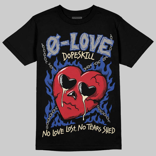 Jordan 4 “Rare Air” DopeSkill T-Shirt Crying Heart Graphic Streetwear - Black