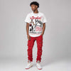 Sunset 5s DopeSkill T-Shirt Broken Bones Graphic