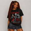 Sunset 5s DopeSkill T-Shirt Broken Bones Graphic