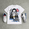 “True Blue” 3s DopeSkill T-Shirt NPC Graphic
