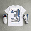 “True Blue” 3s DopeSkill T-Shirt No.3 Graphic