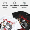 Sunset 5s DopeSkill T-Shirt Broken Bones Graphic