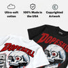 Cherry 11s DopeSkill Oversize Print T-Shirt Built From Nothing Graphic