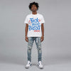 “True Blue” 3s DopeSkill T-Shirt F#ck Around And Find Out Graphic