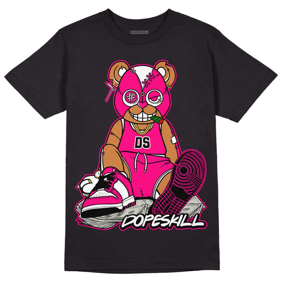 Jordan 1 Low GS “Fierce Pink” Dopeskill T-Shirt Greatest Graphic Streetwear - Black