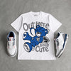 “True Blue” 3s DopeSkill T-Shirt Out Here Being Cute Graphic