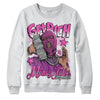 Jordan 4 GS “Hyper Violet” DopeSkill Sweatshirt Get Rich Graphic Streetwear - White