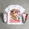 AJ 13 Chicago True Red Cherry DopeSkill T-Shirt Real Ones Angel Graphic