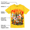 Yellow Ochre 6s DopeSkill Yellow T-shirt Chillin Graphic