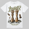 Olive Sneakers DopeSkill T-Shirt Loyalty Graphic Streetwear - White