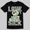 Jordan 4 WMNS “Seafoam” (2025) DopeSkill T-Shirt Love Sick Graphic Streetwear - black