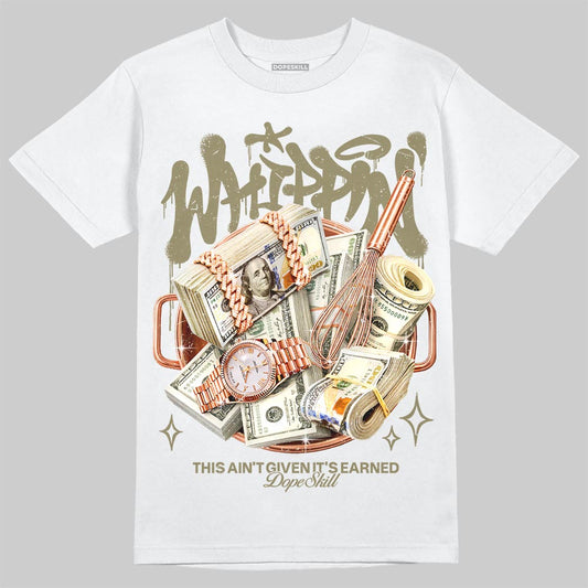 Jordan 6 Neutral Olive DopeSkill T-Shirt Whippin Graphic Streetwear - White 
