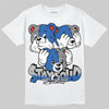 Jordan 3 True Blue DopeSkill T-Shirt Stay Solid Graphic Streetwear - White 