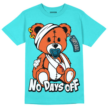 Dunk Low “Miami Dolphins” DopeSkill Tahiti Blue T-shirt Hurt Bear Graphic Streetwear