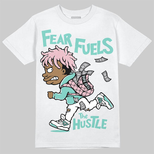 Jordan 11 Low "Igloo" DopeSkill T-Shirt Fear Fuels The Hustle Graphic Streetwear - White