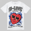 Jordan 3 “Seoul 2.0” DopeSkill T-Shirt Crying Heart Graphic Streetwear - White
