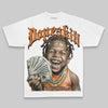 Orange Oversize Print Money Loves Me DopeSkill Graphic Premium T-shirt Streetwear - White
