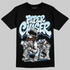 Jordan 1 Retro High Virgil Abloh Archive Alaska DopeSkill T-Shirt Paper Chaser Boy Graphic Streetwear - Black