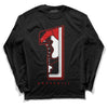 Jordan 1 Retro Low "Black Toe" DopeSkill Long Sleeve T-Shirt No.1 Graphic Streetwear - Black