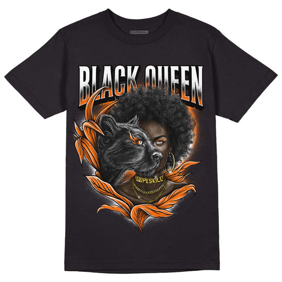 Orange, Black & White Sneakers DopeSkill T-Shirt New Black Queen Graphic Streetwear - Black