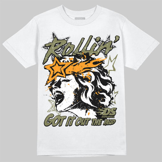 Olive Sneakers DopeSkill T-Shirt Got It Out The Mud Graphic Streetwear - White