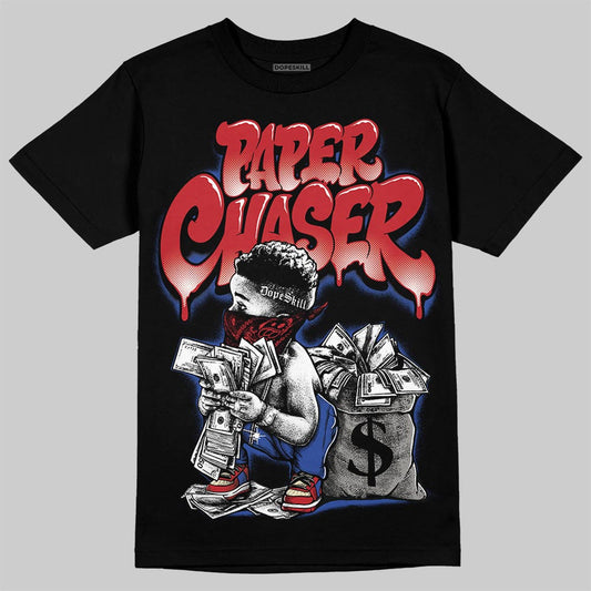 Jordan 4 “Rare Air” DopeSkill T-Shirt Paper Chaser Boy Graphic Streetwear - Black