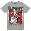 Jordan 4 Retro 'Wet Cement' DopeSkill Grey T-shirt Gotta Lotta Means Graphic Streetwear