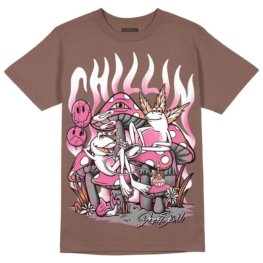 Dunk Low Smokey Mauve Playful Pink DopeSkill Brown Savana T-shirt Chillin Graphic Streetwear 