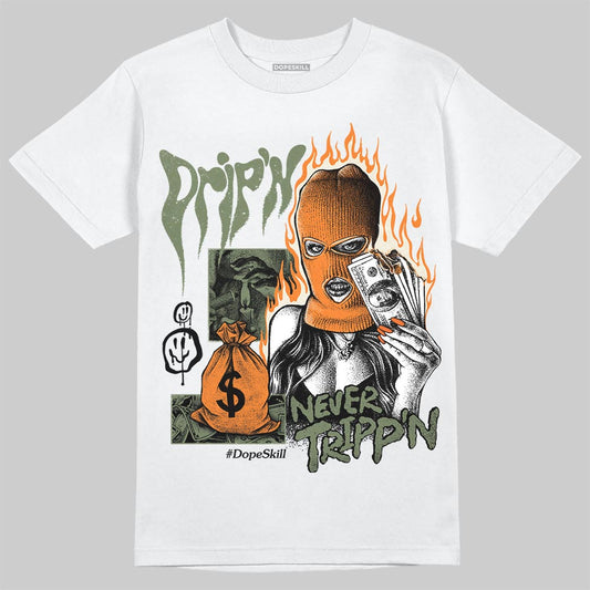Jordan 4 Retro OG SP Undefeated (2025) DopeSkill T-Shirt Drip'n Never Tripp'n Graphic Streetwear - White 