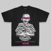 Pink Oversize Print Scared Money Don't Make No Money DopeSkill Graphic Premium T-shirt Streetwear - Black