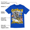 Royal Blue Collection DopeSkill Royal Blue T-shirt Get Rich Graphic