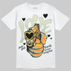 Jordan 4 WMNS “Seafoam” (2025) DopeSkill T-Shirt Love Shot Graphic Streetwear - White