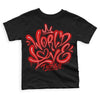 Jordan 12 “Cherry” DopeSkill Toddler Kids T-shirt World Love Graphic Streetwear - Black 