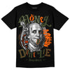 Olive Sneakers DopeSkill T-Shirt Money Don't Lie Graphic Streetwear - Black