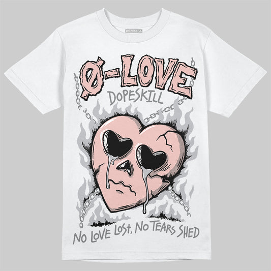 ASICS Gel-1130 'White Neutral Pink' DopeSkill T-Shirt Crying Heart Graphic Streetwear - White