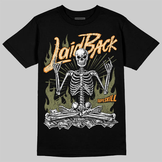 Olive Sneakers DopeSkill T-Shirt Laid Back Graphic Streetwear - Black