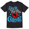 Jordan 2 Low "University Blue" DopeSkill T-Shirt Do It For The Culture Graphic Streetwear - Black