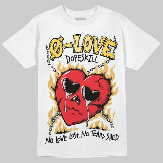 Jordan 12 "Phantom" DopeSkill T-Shirt Crying Heart Graphic Streetwear - White