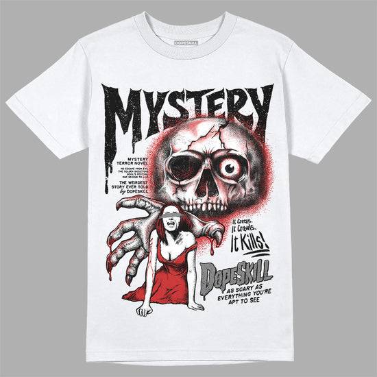 Jordan 1 High OG “Black/White” DopeSkill T-Shirt Mystery Ghostly Grasp Graphic Streetwear - White 