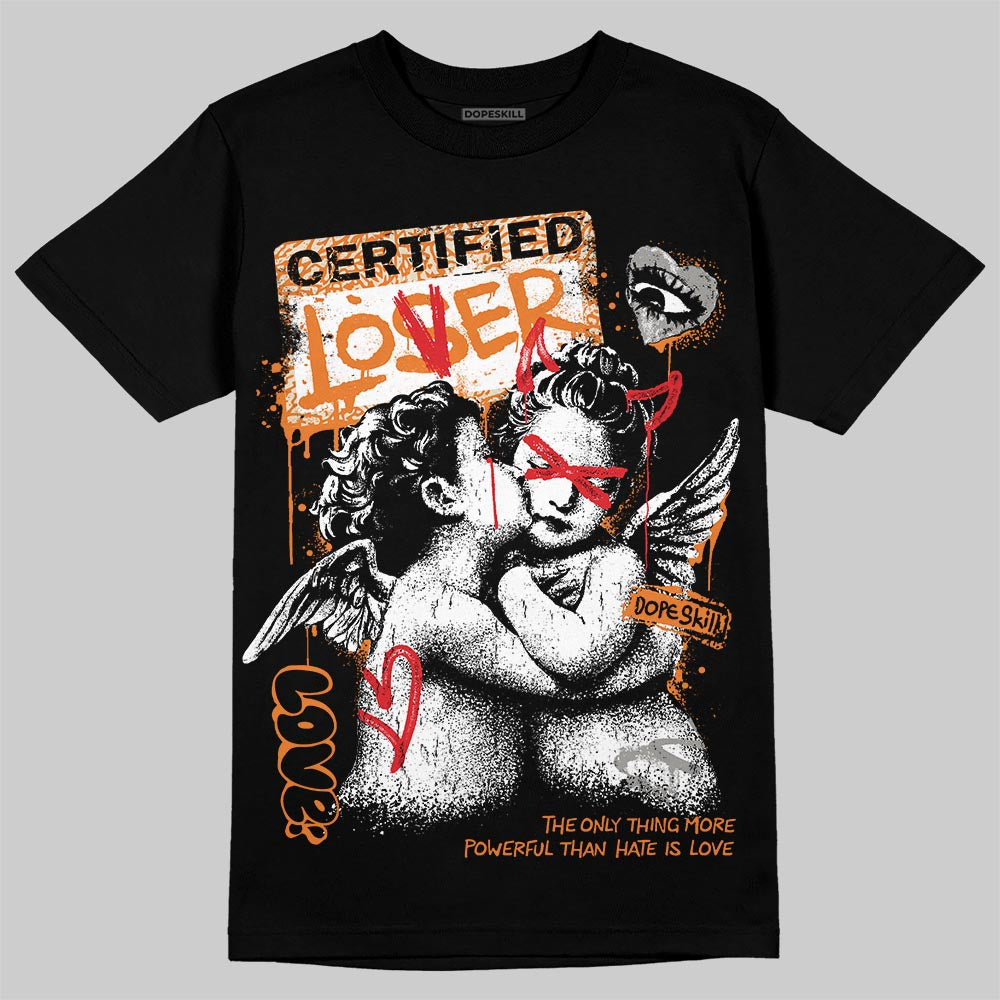 Jordan 3 “Orange Citrus” DopeSkill T-Shirt Certified Lover Graphic Streetwear - Black