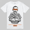 Orange Sneakers DopeSkill T-Shirt Scared Money Don't Make No Money Graphic Streetwear - White
